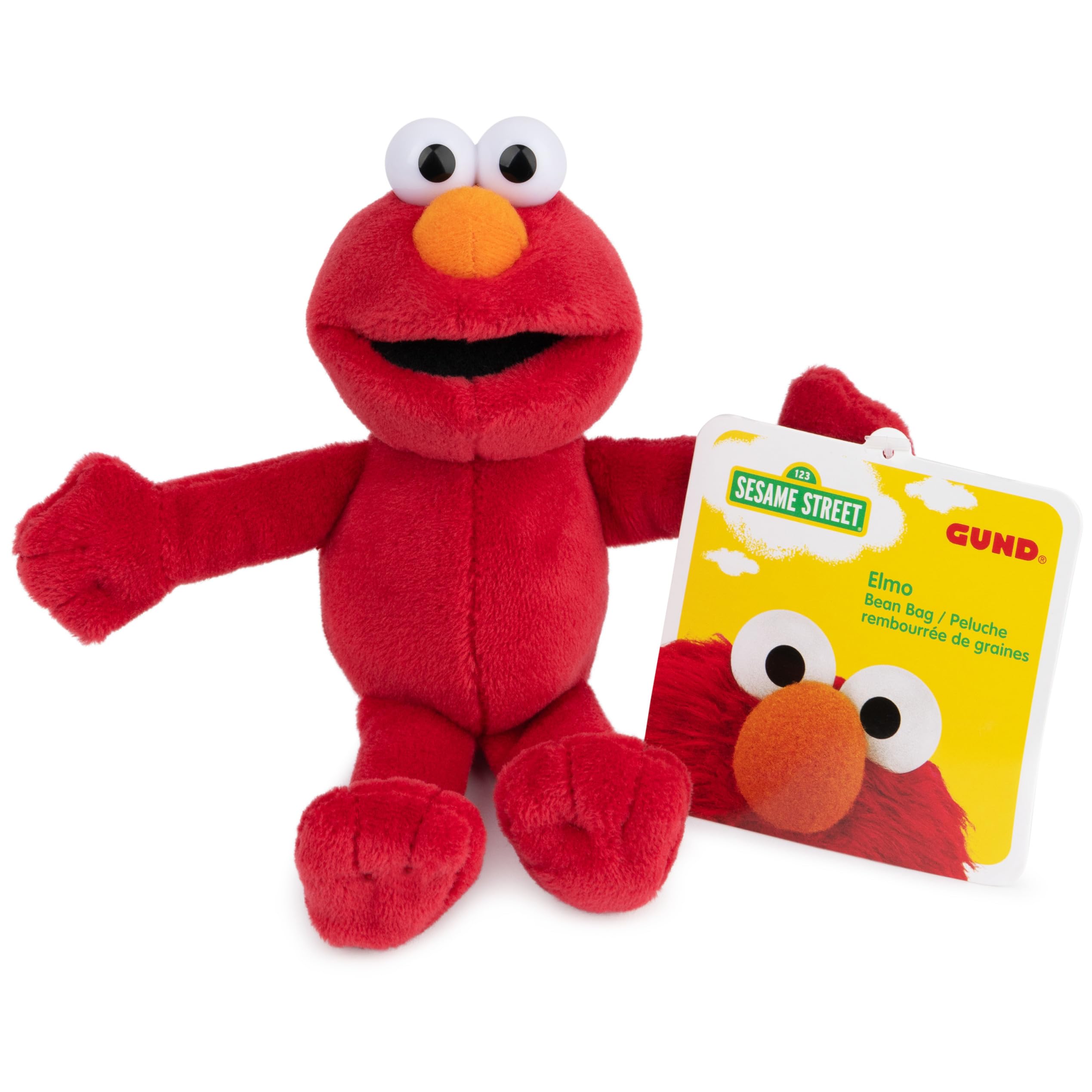 Amazon.co.jp: GUND SESAME STREET ビーンバッグ エルモ 75932 : おもちゃ